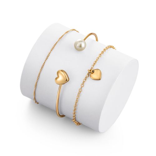 Set de pulseras para mujer x3 Heartcore